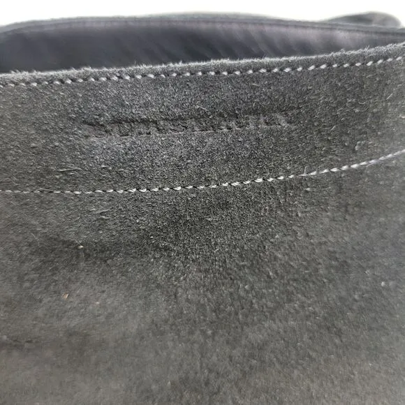 Burberry Chukka Boots Men's Size 8  Black Suede Bexton Desert Shoes