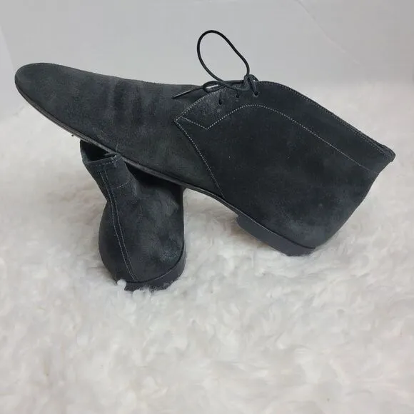 Burberry Chukka Boots Men's Size 8  Black Suede Bexton Desert Shoes