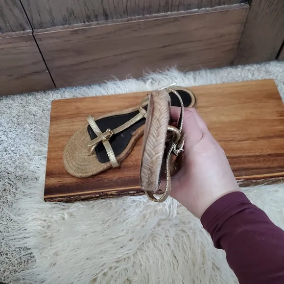 Burberry Strappy Espadrille Sandal