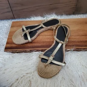 Burberry Strappy Espadrille Sandal