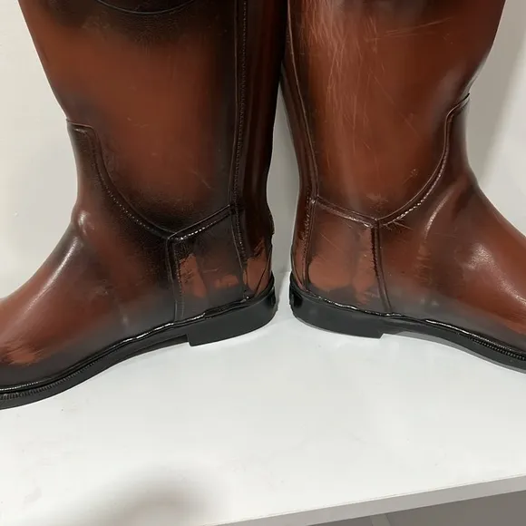 Burberry woman’s  Brown Riding Boots size 7