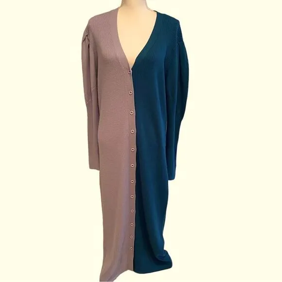 Busayo Collective Rib Sweater Dress Size XXL