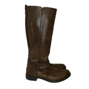 Bussola Trapani Leather Riding Boots-Size 37/6.5