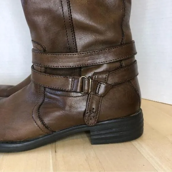 Bussola Trapani Leather Riding Boots-Size 37/6.5