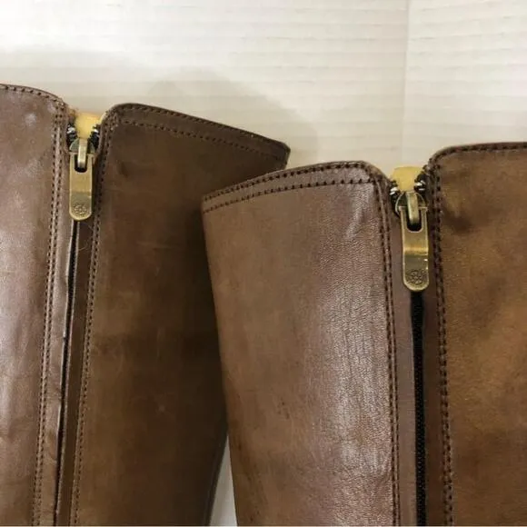 Bussola Trapani Leather Riding Boots-Size 37/6.5
