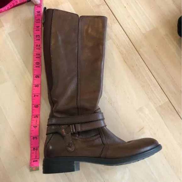 Bussola Trapani Leather Riding Boots-Size 37/6.5