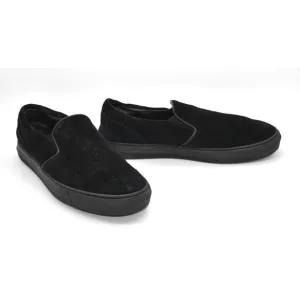 C6 Auth MONCLER Meredith Black Suede Slip On Sneaker Loafers Size 40 US 7 $395