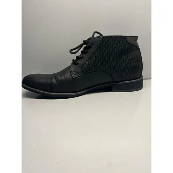 Call It Spring Black Chukka Desert Boots 8M ankle shoes dress Men’s (G6)
