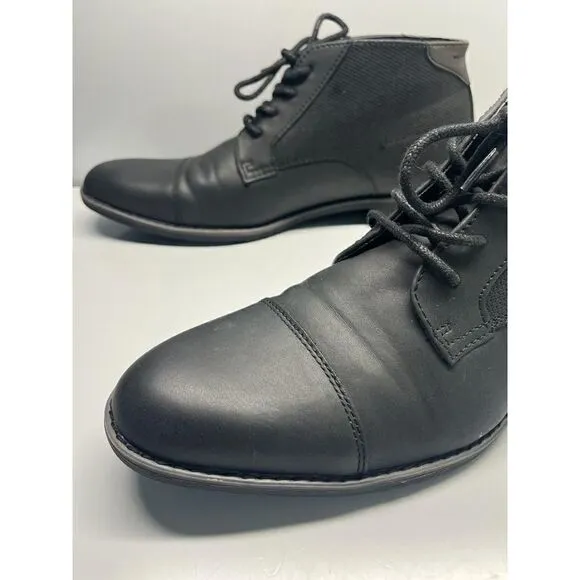 Call It Spring Black Chukka Desert Boots 8M ankle shoes dress Men’s (G6)