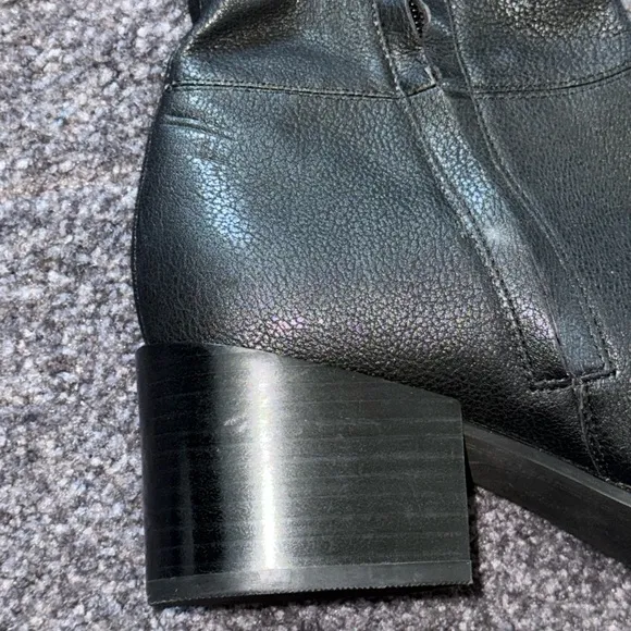 CALVIN KLEIN Black Stretchy Over-the-Knee Riding Nani Boots NWT