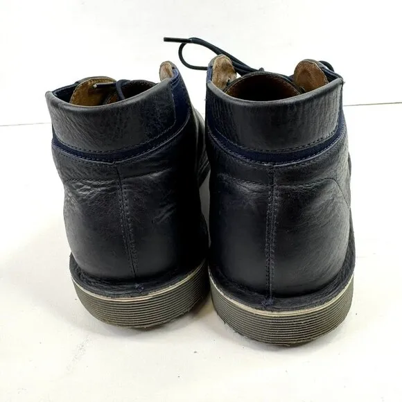 Camper Shoes Mens Size 46 US 13 Chukka Desert Boots Navy Blue Leather
