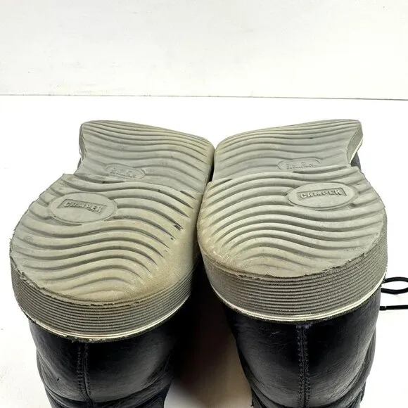 Camper Shoes Mens Size 46 US 13 Chukka Desert Boots Navy Blue Leather