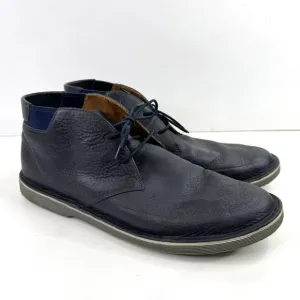 Camper Shoes Mens Size 46 US 13 Chukka Desert Boots Navy Blue Leather