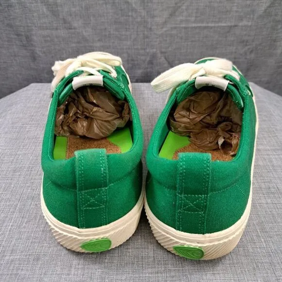Cariuma OCA Low Green Canvas Sustainable Sneakers Men Size 12.5