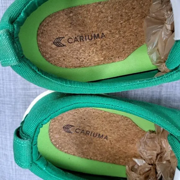 Cariuma OCA Low Green Canvas Sustainable Sneakers Men Size 12.5