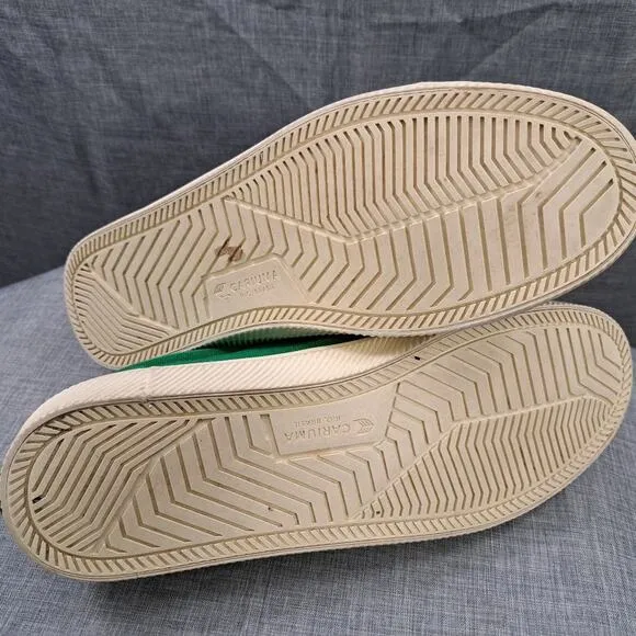 Cariuma OCA Low Green Canvas Sustainable Sneakers Men Size 12.5