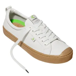 CARIUMA • Off-White Gum Sole Canvas Vegan Organic Sneakers
