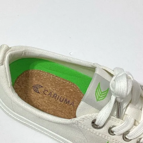 Cariuma Oka Off White Canvas Sneaker Shoe Women’s 6.5 Men’s 5 New