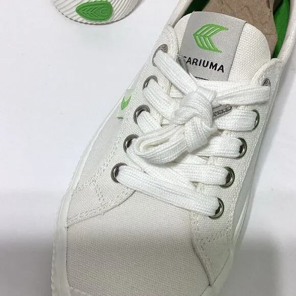 Cariuma Oka Off White Canvas Sneaker Shoe Women’s 6.5 Men’s 5 New