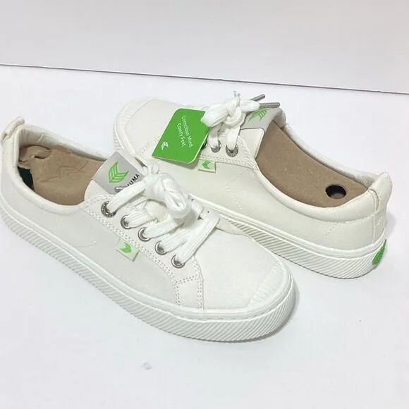 Cariuma Oka Off White Canvas Sneaker Shoe Women’s 6.5 Men’s 5 New