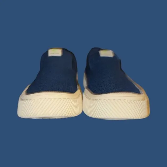Cariuma Shadow Blue IBI Slip-On Loafers Shoes Size W 7.5 M 6
