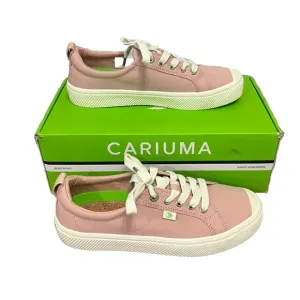 Cariuma Shoes Pink Rio Brasil Women Size 8 Rose Canvas Sneakers.