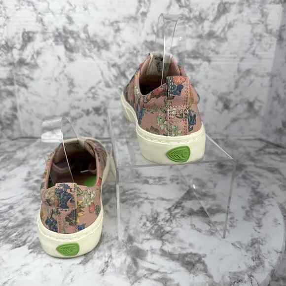 Cariuma Van Gogh Museum Print Women Sneakers Art Edition Size 8 Pink Floral Art