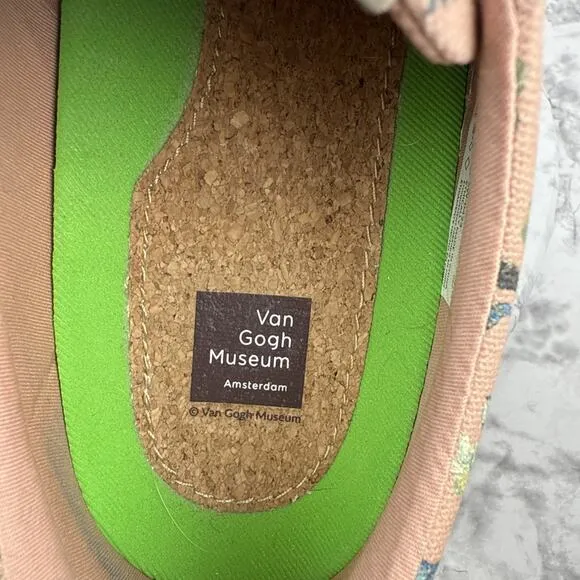 Cariuma Van Gogh Museum Print Women Sneakers Art Edition Size 8 Pink Floral Art