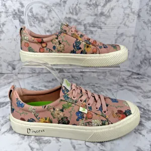 Cariuma Van Gogh Museum Print Women Sneakers Art Edition Size 8 Pink Floral Art