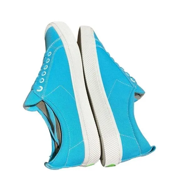 Cariuma x Pantone WMNS 12 Capri Blue Oca Low Canvas Contrast Thread Sneakers