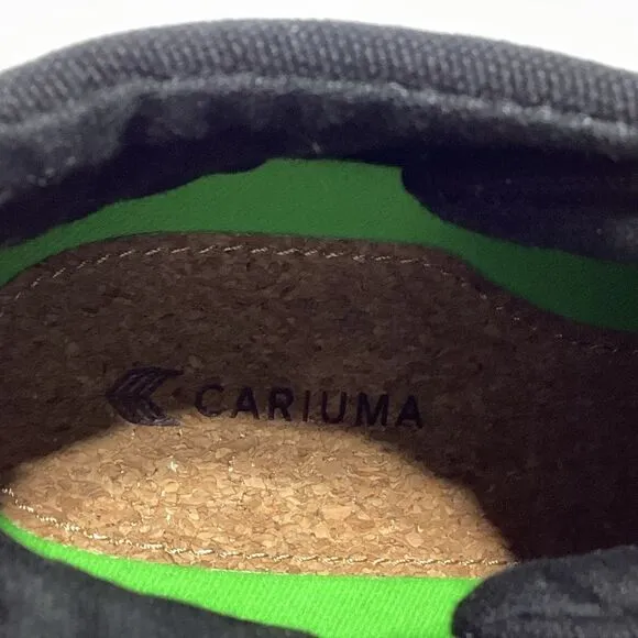 Cariuma High Top Black Canvas Sneakers OCA 11 Women's 9.5 Men's New With Box