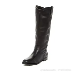 Carlos Santana Fawn Leather Cowboy Riding Boot 8.5