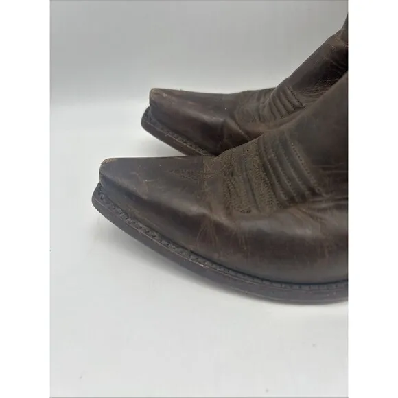 Cavenders Boots Womens 6.5 B Leather Cowboy Western Cowgirl Embroidered Rodeo