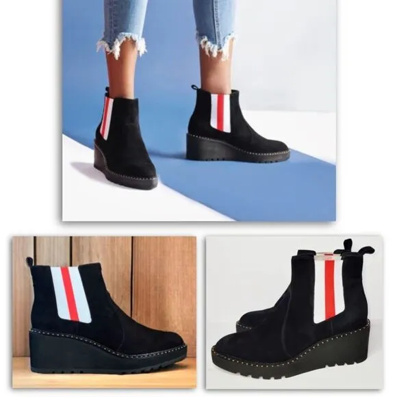 CECELIA NEW YORK Gemma Suede Boots in Black