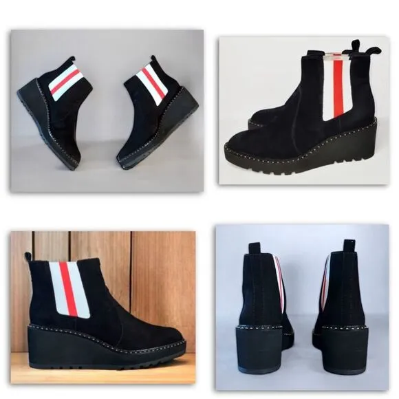 CECELIA NEW YORK Gemma Suede Boots in Black