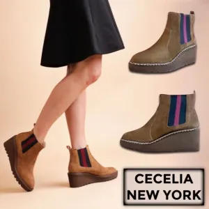 Cecelia New York Gemma Suede Boots in Brown
