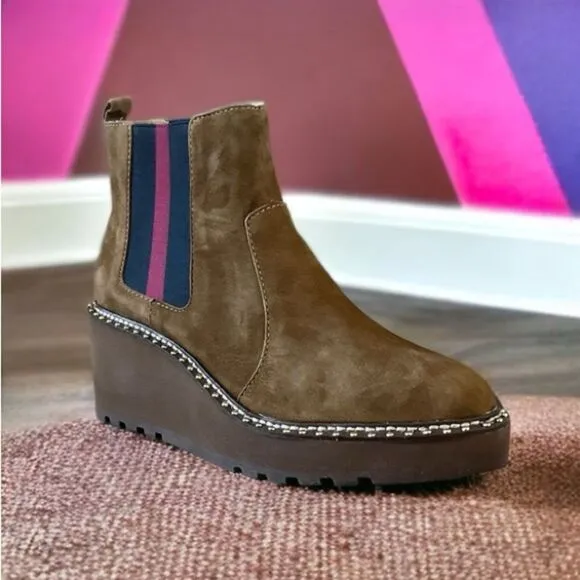 Cecelia New York Gemma Suede Boots in Brown