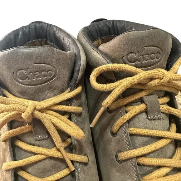 Chaco Brio Boots Men's 11.5 Brown Oiled Nubuck Lace Up Casual Preppy