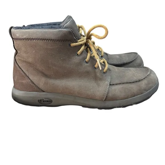 Chaco Brio Boots Men's 11.5 Brown Oiled Nubuck Lace Up Casual Preppy