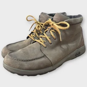 Chaco Brio Boots Men's 11.5 Brown Oiled Nubuck Lace Up Casual Preppy