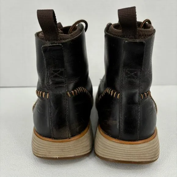 Chaco Men's Dixon High Leather Chukka Boots Waterproof Java Brown Size 9