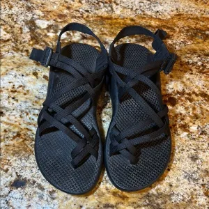 Chaco Women's Black Strappy Sandals