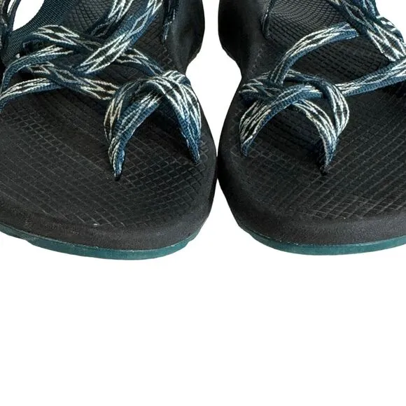 Chaco Women’s ZX/2 Cloud Dual Strap Cushioned Sandal Size 9 Teal Outdoors