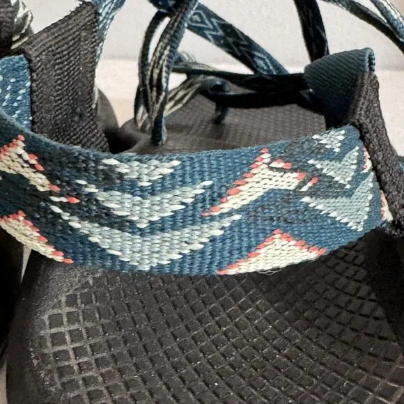 Chaco Women’s ZX/2 Cloud Dual Strap Cushioned Sandal Size 9 Teal Outdoors