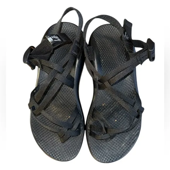 Chaco Z Cloud X2 Sandals Women's Size 8 Black Strappy Sport Hiking