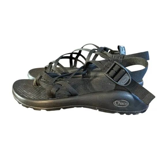 Chaco Z Cloud X2 Sandals Women's Size 8 Black Strappy Sport Hiking