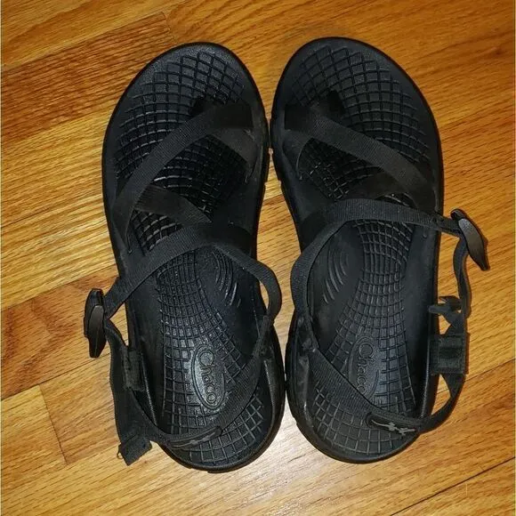 Chaco Black Strappy Sandals