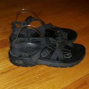 Chaco Black Strappy Sandals