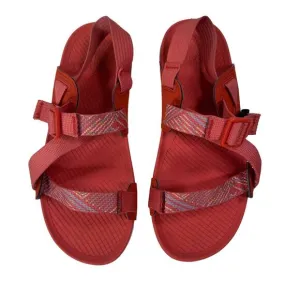 Chaco's Women's Coral Orange Strappy Sandals Adjustable Strap Size US Women's 7