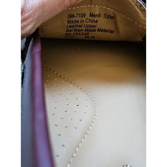 Chaps Carson Brown Leather Loafers Shoes Mens Size 12 Tassels 96-7109 NEW IN BOX